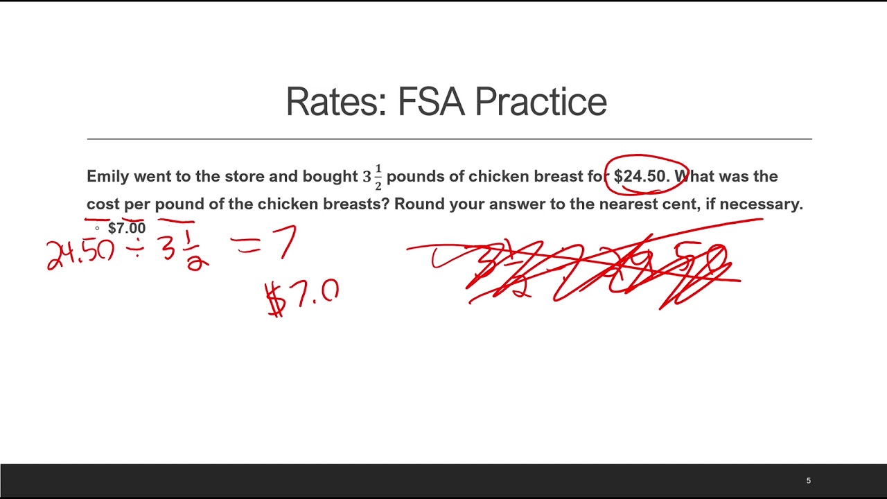 FSA Practice Test - YouTube