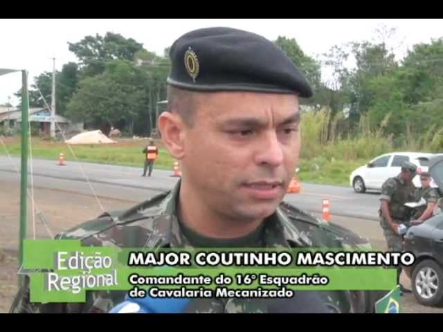 Notícia - Exército Brasileiro realiza Operação Fronteira Sul em