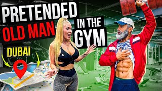 Elite Powerlifter Pretended To Be Old Man In The Gym #2 | Girls Go Nuts