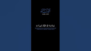 سورة النساء: الآية [٤١-٤٢]#القرآن_الكريم#الفرقان #سورة_النساء#محمد_اللحيدان #قرآن#قران_كريم#تلاوة