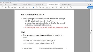 Microprocessor Fifth Lecture