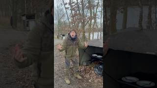 SAVAGE WIND!💨 No problem for the NOBLE! 🛖 #fishing #carpfishing #camping #outdoors