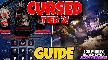 How to Unlock TIER 2 SINISTER RELICS in BO7 Zombies Cursed Mode Ashes Of The Damned