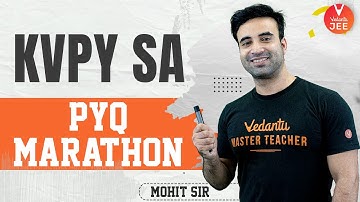 KVPY SA 2021🔥 [Chemistry Previous Year Questions] | KVPY Marathon🏃‍♂️ | Mohit Sir | Vedantu JEE✌
