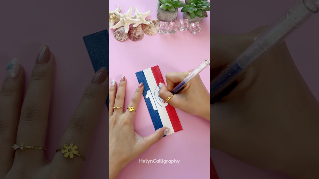 DIY Easy Bookmark Idea for Football Fans 🇫🇷