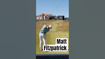 Matt Fitzpatrick | Down-the-Line View | Genesis Scottish Open 2025 | Original footage by @dtl.cam