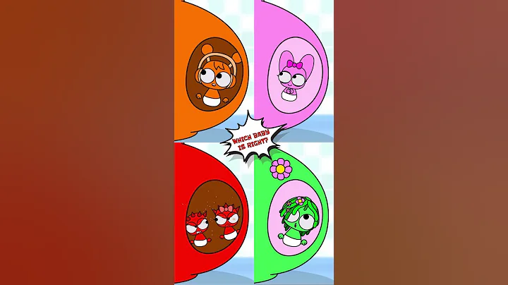 Which baby is the right one? 🤰👶🏻 Incredibox Sprunki babies animation meme #shorts