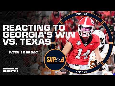 Dawgs DOMINATE ‼️ SVP gives Georgia its flowers after win over Texas | SVPod