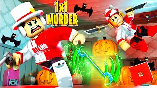 1X1 VALENDO A NOVA FACA DE ROBUX DO MURDER MYSTERY 2 ROBLOX