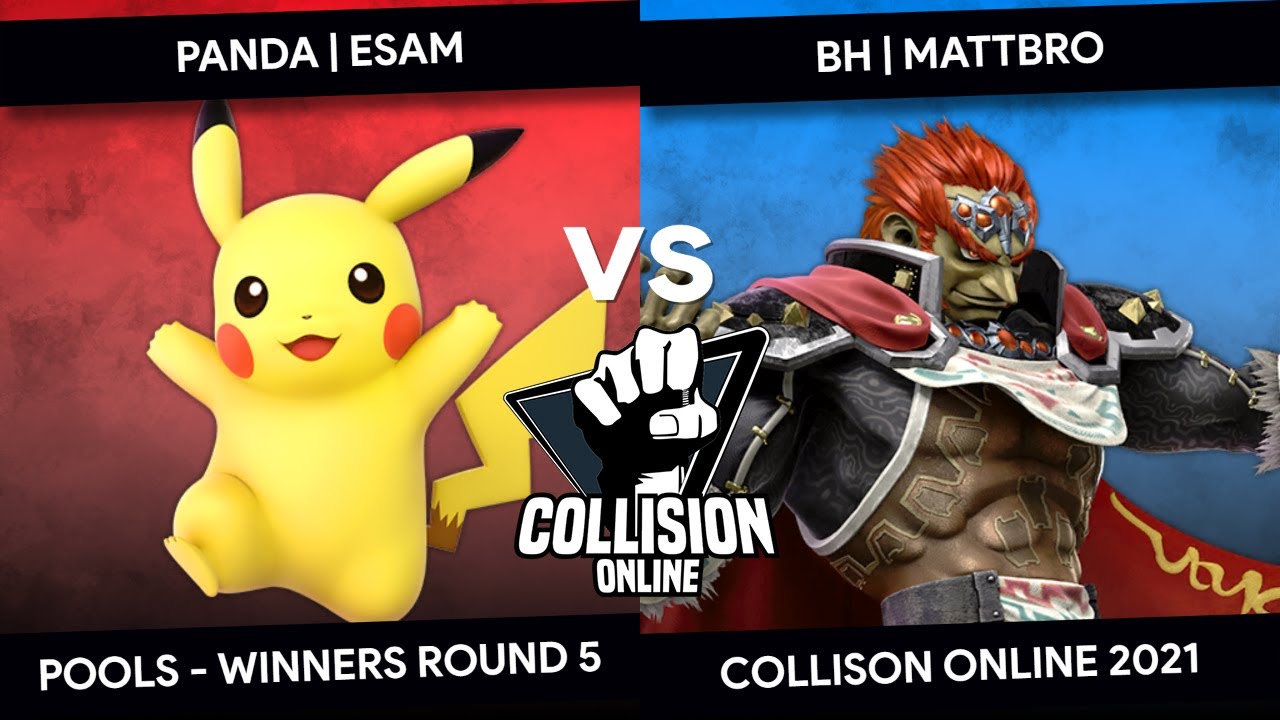 Collision Online 2021 - ESAM (Pikachu) vs MattBro (Ganondorf/Ike ...