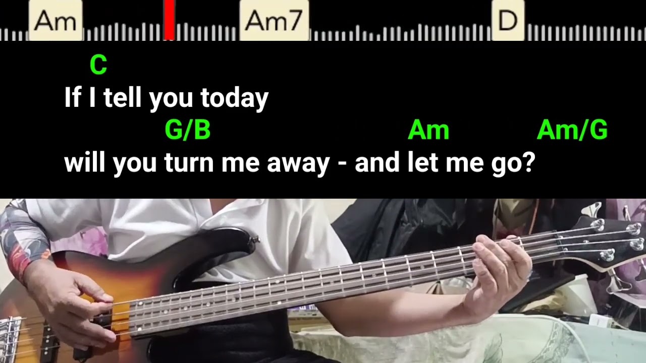 Amanda (Boston) bass, cover song