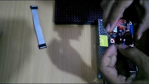 Tutorial Perakitan dan Instalasi Running Text dengan P10 dan Controller TF-S5U - Part 1