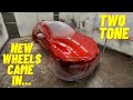 Painting The  Wrecked Tesla Model 3 &amp; Time for New Wheels