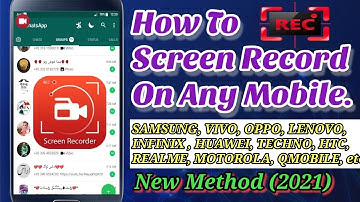 How to Screen Record Your Android For Free (No Rooting).