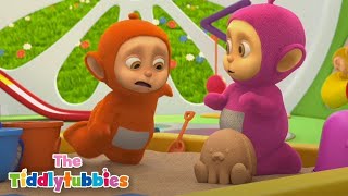 Teletubbies | Playing in the Sandpit! | Tiddlytubbies 3D Full Episodes