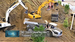 RC Trucks, tippers and excavators / HRCT Tiszaörs