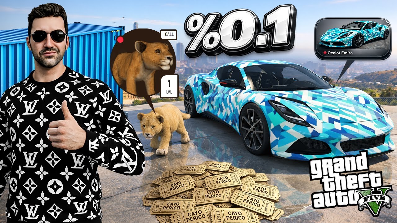 GTA 5 RP DE %0.1 ÇIKMA İHTİMALİ OLAN EFSANE ARABA VE EFSANE PET!