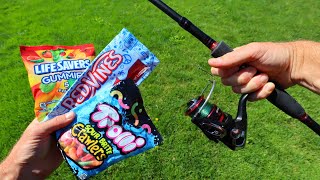 Catch N’ Cook Challenge- Will Catfish Eat Candy!?