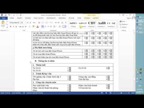 Video Cách xây dựng mô hình và tạo bảng câu hỏi làm luận văn... - YouTube