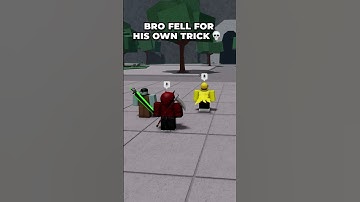 bro fell for his own trick 💀😭 #roblox #shorts