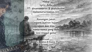 Download Lagu Hidup | Lyric: ArRa | Ishoku Ikki \u0026 Narrastories | Mahameru Creative | Diverse Rhythms MP3