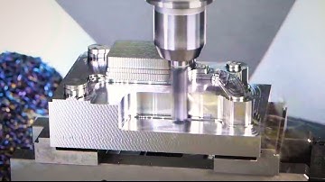 CNC Machine Working Process 5 Axis Machining Metal   Aluminium Aerospace