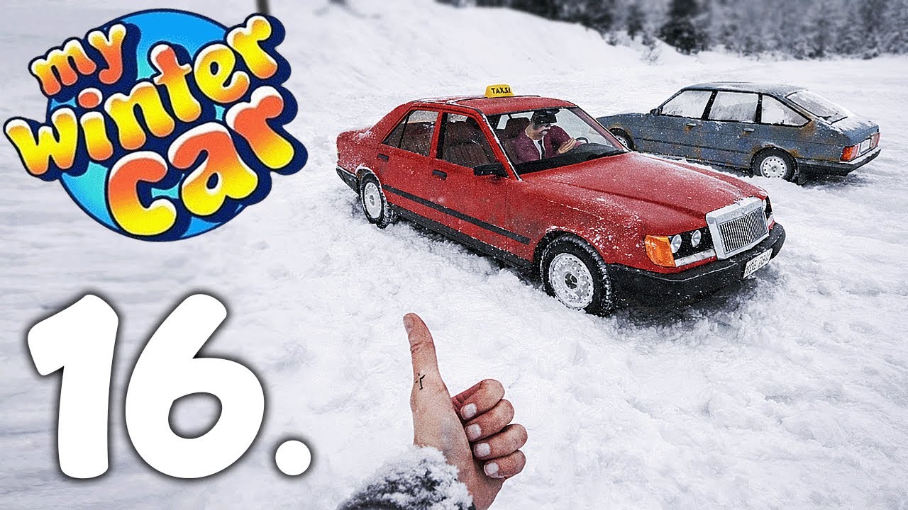¿Acaba en DESASTRE? DÍA 1 trabajando de TAXISTA #16 - My Winter Car GAMEPLAY ESPAÑOL
