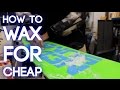 How To Wax Skis / Snowboards At Home | CashedOutBoards