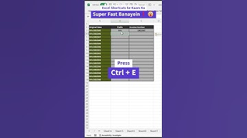 Excel Shortcuts Se Kaam Ko Super Fast Banayein! 😱   #excel #computer #exceltips #viral #tutorial