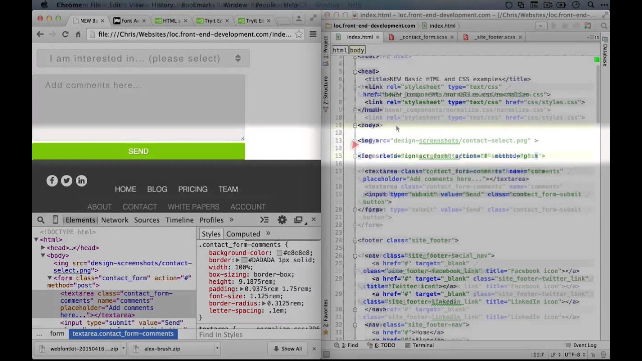 246. How to create the HTML structure for a select input - YouTube