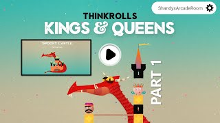 THINKROLLS Kings & Queens: Spooky Castle, Pt. 1 - Gameplay ALL LEVELS on Easy screenshot 2
