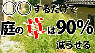 週末にお庭の草むしりをしなくてよくなる方法を実践【雑草対策をしたい方向け】