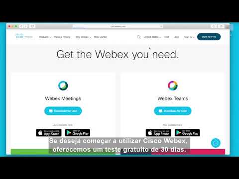 Vídeo: Os participantes precisam baixar o webex?