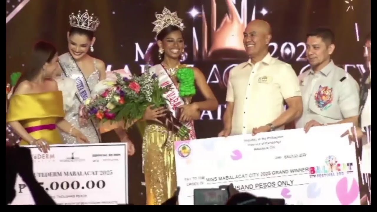 Miss Mabalacat City 2025 Announcement of Winners