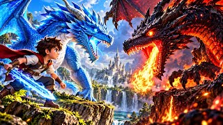 The Boy & The Magical Blue Dragon 🐉🔥 | Epic Dragon Battle | 3D Animated Short Film #Shorts