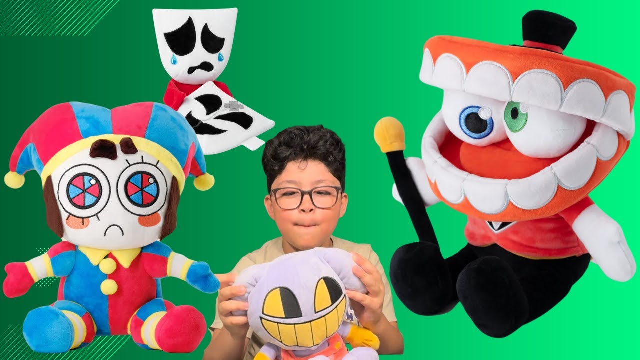OFFICIAL AMAZING DIGITAL CIRCUS PLUSHIES COLLECTION UNBOXING (PART 1) OFFICIAL AMAZING DIGITAL CIRCUS PLUSHIES COLLECTION UNBOXING (PART 1)