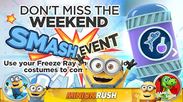 New Weekend Smash Event & Prize Pods Opening Minion Rush Despicable Me gameplay walkthrough