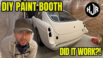 I PAINT THE MGB IN MY GARAGE! - First step primer!