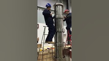 Assembling twin screw segment barrel with Type 120