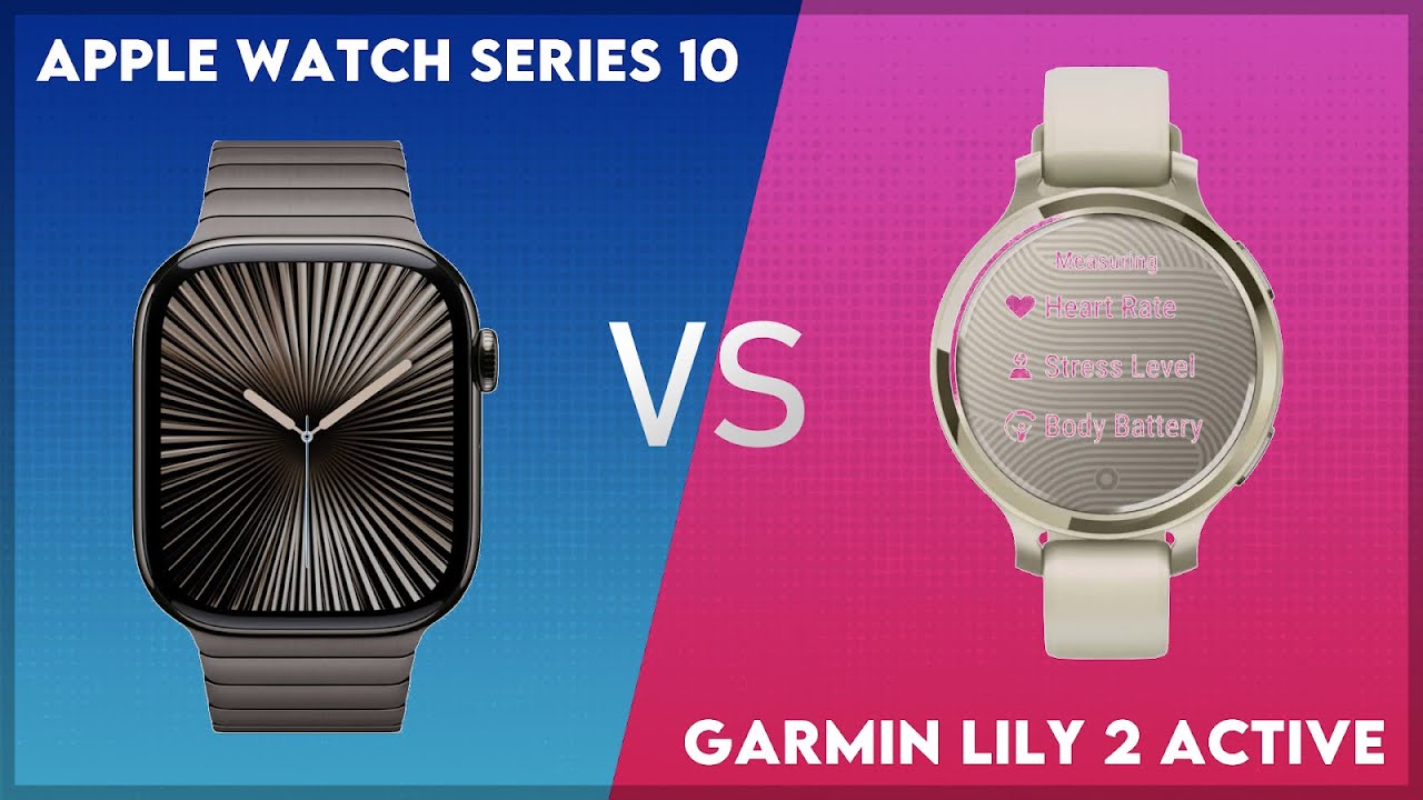 Apple Watch Series 10 vs Garmin Lily 2 Active Comparison