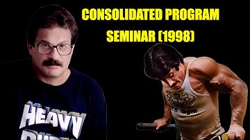 MIKE MENTZER: THE CONSOLIDATED PROGRAM SEMINAR 1998 #mikementzer  #gym  #motivation  #bodybuliding