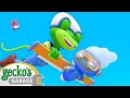 Kat&#39;s Rocket Sky Chase | Gecko&#39;s Garage | Cartoons For Kids | Toddler Fun Learning