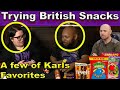 Trying Some of Karl Pilkingtons Favorite Snacks & Misc BRITISH Snacks for the first time + Marmite