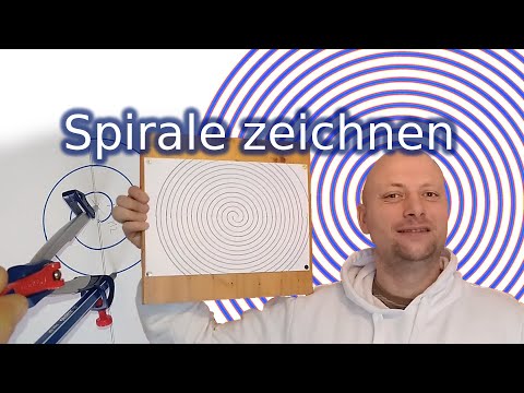 Video: Wie Zeichnet Man Eine Spirale