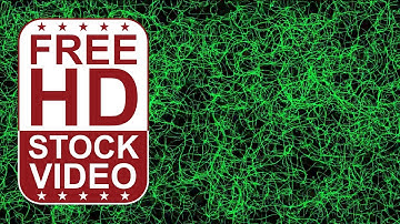 Free Stock Videos – abstract animated green threads moving seamless loop 2D animation