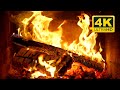 🔥 Crackling Fireplace 4K (12 HOURS). Burning Fireplace &amp; Crackling Fire Sounds (NO Music)