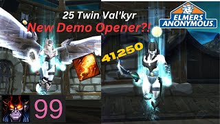 Twin Val'Kyr 25H | Demo Warlock Pov | 99 Parse | Rank 65