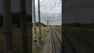 Railway view from train cabin 24.07.2020