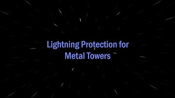 Lightning Protection for Metal Towers // EvoDis Lightning Prevention System