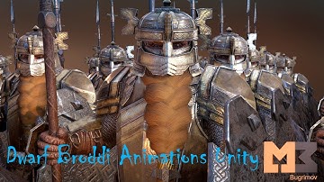 Dwarf Broddi Animations Unity